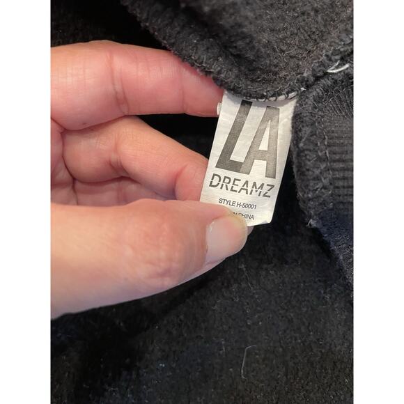 Los Angeles Hoodie Sweatshirt Marilyn Monroe LA Baseball Hoodie Sz Large - Picture 4 of 5